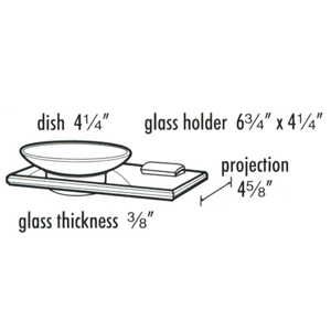 A7430 - Manhattan - Soap Dish & Holder