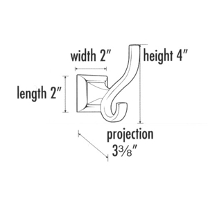 A7499 - Manhattan - Double Robe Hook