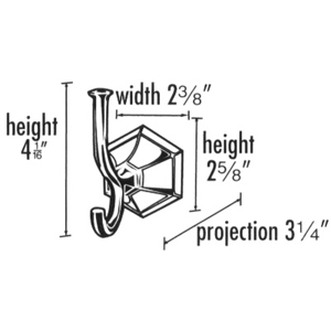 A7799 - Nicole - Double Robe Hook