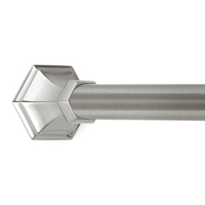 Nicole - Shower Rod - Brushed/ Satin Nickel