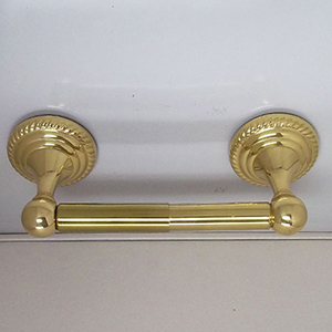 Rope Design - Tissue Holder - Polished Brass