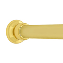 36" Shower Rod - Royale - Polished Brass