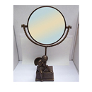 Angel Two Sided Mirror (1 Side 3x Magnified) - Bronze