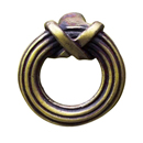 Sonnet - 1 5/8" Ring Pull - Antique Gold