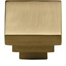MT3672-032 BLK - Stepped - 1.5" Square Cabinet Knob