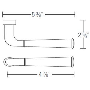 490 - Colonial Door Lever