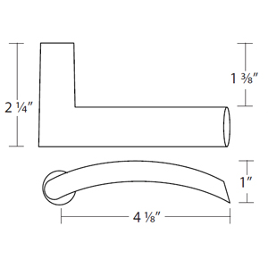 3490 - Centaur Door Lever