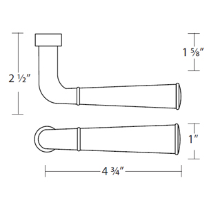 4900 - Colonial Door Lever