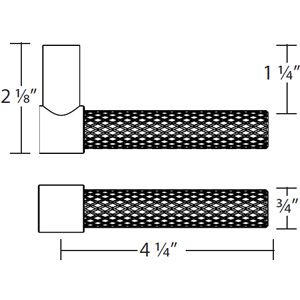 2385 - Phoenix Knurled Door Lever