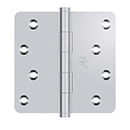 4" x 4" Door Hinges - 1/4" Radius Corner Plain Bearing Hinge