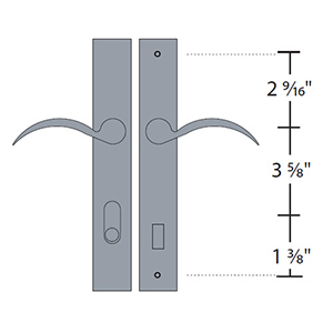 UBLP4 - Urban Multipoint Handleset Configuration 1 - Left-Handed