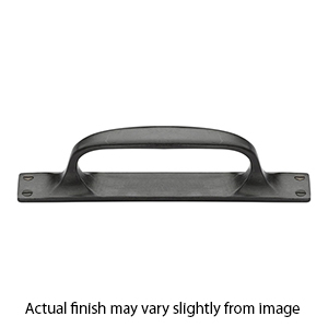 1142.7 - Traditional Bronze - Cabinet Pull w/ Plate 6-7/8"