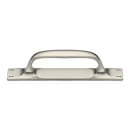 1142.7 - Traditional Bronze - Cabinet Pull w/ Plate 6-7/8"