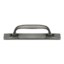 1142.9 - Traditional Bronze - Cabinet Pull w/ Plate 9"