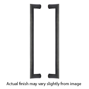 1473-BTB - Hex Profile Back-to-Back Door Pull - Solid Bronze