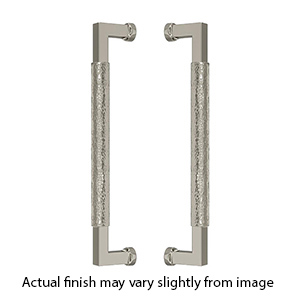 V1317 - Hammered Bauhaus Back-to-Back Door Pull