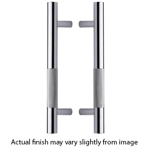 V1365 - Bar Knurled Back-to-Back Door Pull