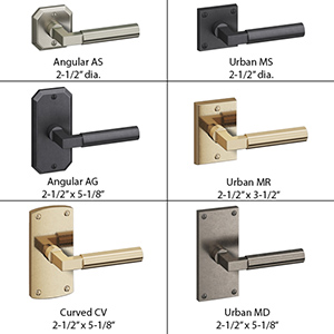 225 - Bauhaus Door Lever