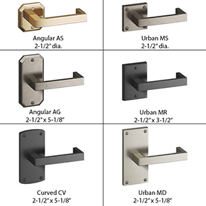 311 - Meridian Return Door Lever