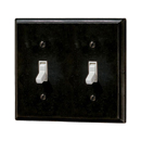 SQ.SC 2 - Double Gang Toggle Switch Cover