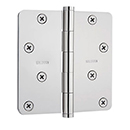 4" x 4" - 1/4" Radius Corner Door Hinges - Zig Zag Pattern