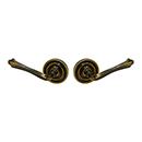 5101-050 Baldwin Door Lever Passage - Satin Brass & Black