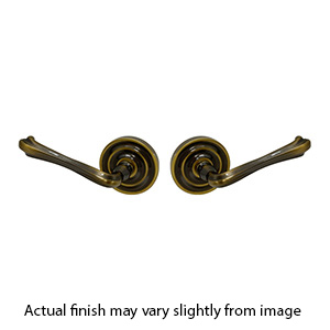 Baldwin Door Lever Passage TRIM ONLY - Satin Brass & Black