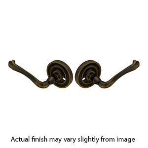 Baldwin Door Lever Privacy TRIM ONLY - Satin Brass & Black