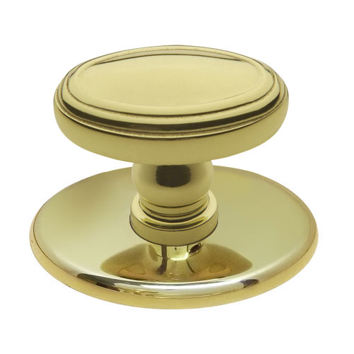 4915 Baldwin 1.5" Oval Knob Polished Brass