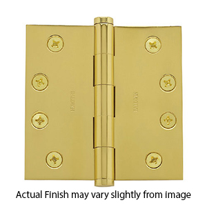 1040.030.I - Baldwin 4" Residential Door Hinge - Polished Brass