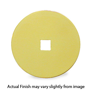 4735.030 - Baldwin 1.5" Cabinet Knob Backplate - Polished Brass