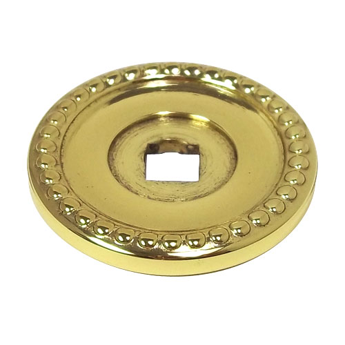 Baldwin Hardware Knob backplate polished brass