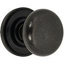 Baldwin Passage Round Door Knobs - Distressed Bronze