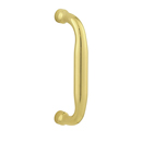 Baldwin - 5.5" Brass Door Pull - Polished Brass