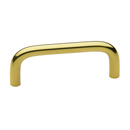 4671.003 - 2.75" cc Baldwin Wire Cabinet Pull - Polished Brass
