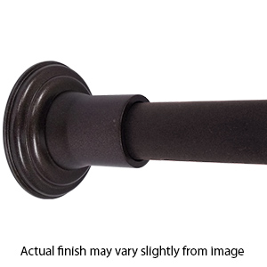 72" Shower Rod - Decorative - Oil Rubbed Bronze