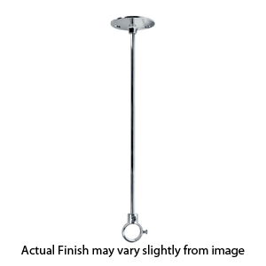 30" x 66" - Corner Shower Rod - Traditional Oval Flange