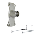 U Shower Rod Rectangular Bracket 60" x 30" x 60"