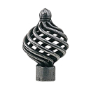 0044 - Bouvet Birdcage - Basket Cabinet Knob - Pewter