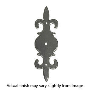 1276P-012 - Bouvet Classic - Cabinet Knob Escutcheon - Pewter