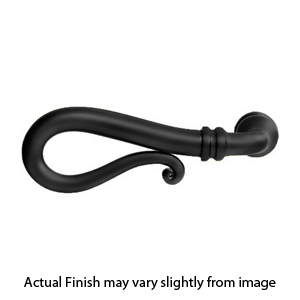 Bouvet 1002 - Left-Handed Door Lever Trim - Satin Black