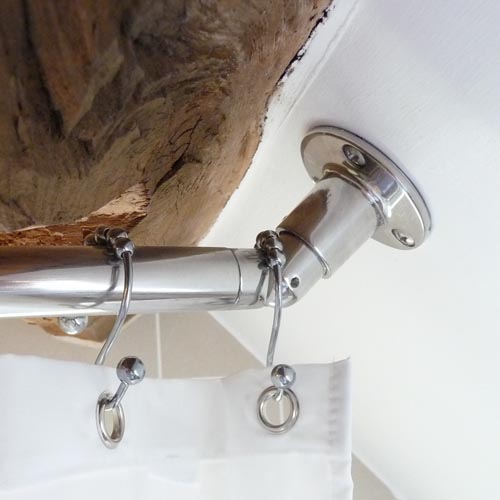 Sloped/Angled Ceiling Shower Rod