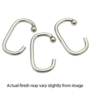 "C" Style Shower Curtain Hooks