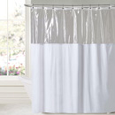 72" Wide x 84" Long - Window Shower Curtain - Extra Long