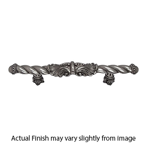 826 - Acanthus - 4" cc Large Pull Romanesque Style