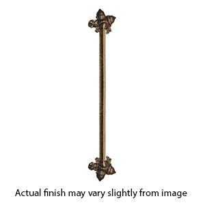 2065 - Acorn - 12" Triple Acorn & Oak Leaf Appliance Pull