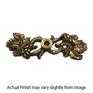 537 - Bacchus - Double Grape Leaf & Vine Large Escutcheon