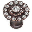 1203 - Cache - Large Round Knob w/Multiple Crystals