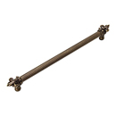 5710 - Charlemagne - Fleur De Lys 6" Long Pull - 5/8" Bar