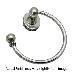 1611 - Classic Beaded - Towel Ring (LH)